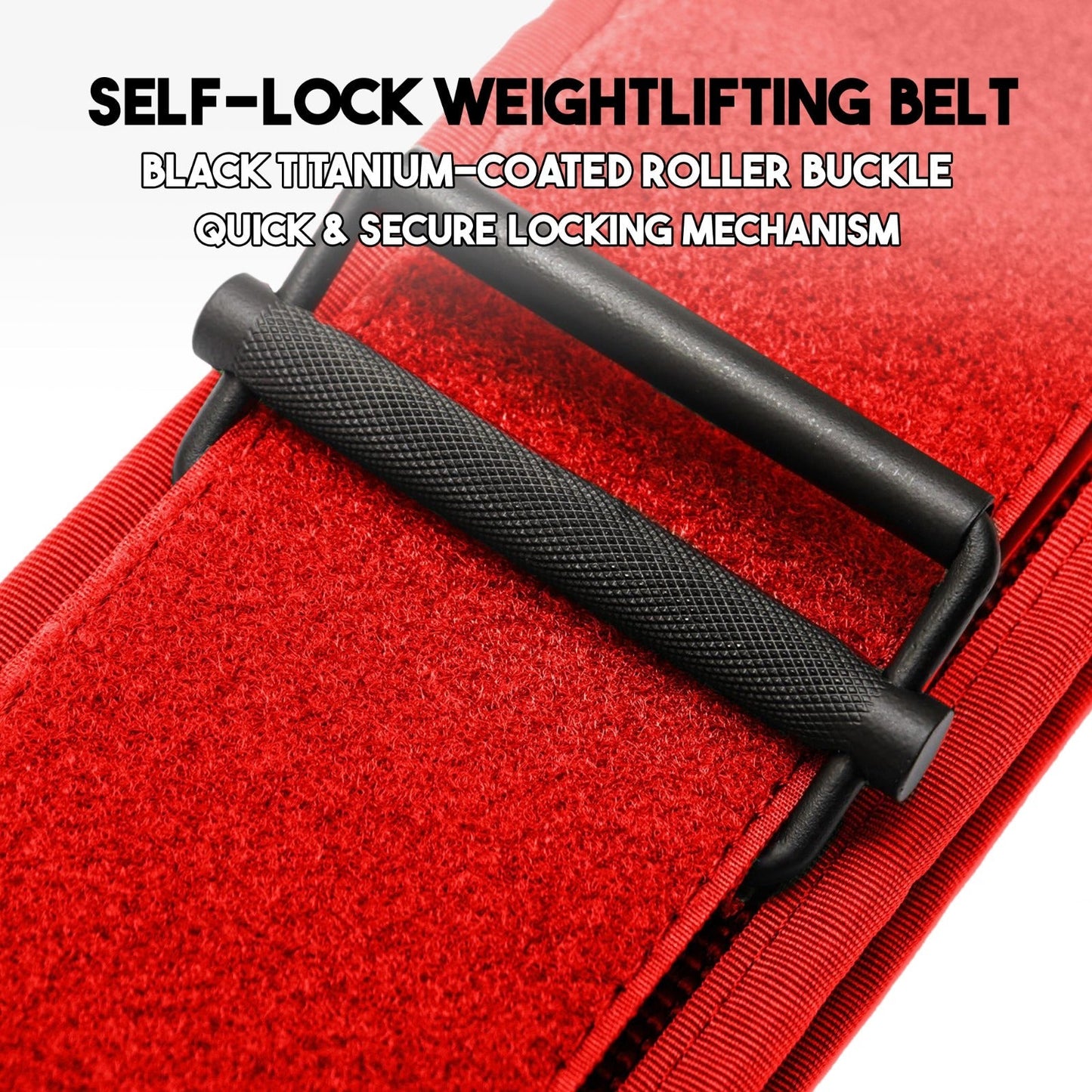 OG Self Locking Weightlifting Belt - Red