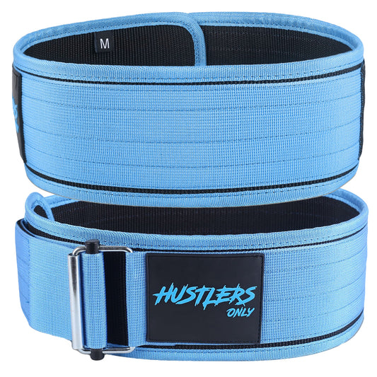 Self Locking Weightlifting Belt - Blue