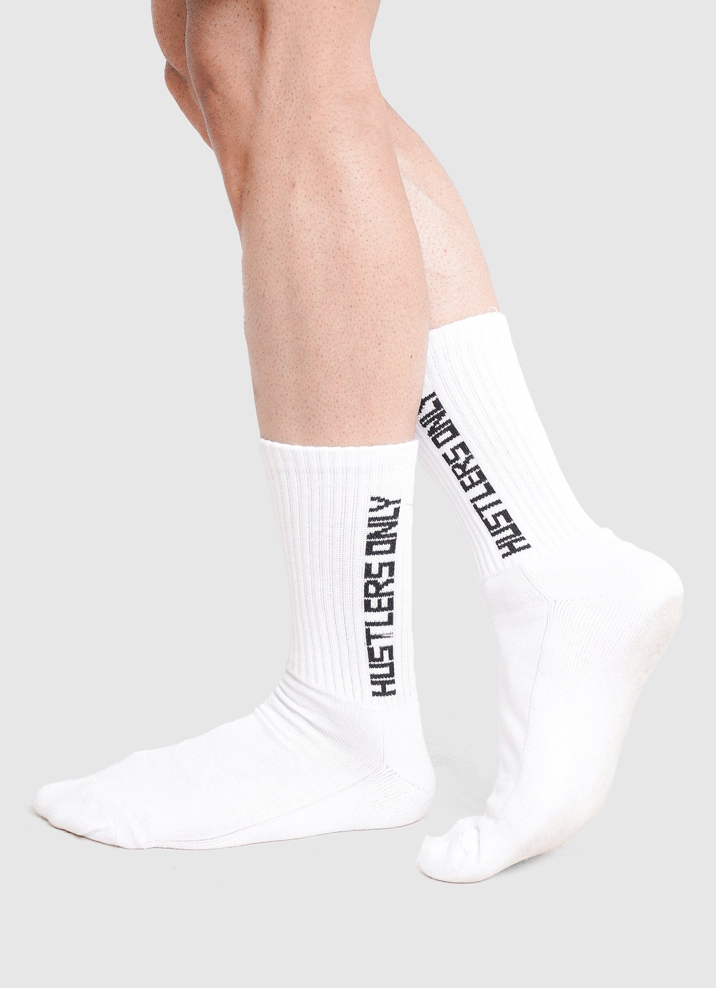 Hustlers Training Socks - White