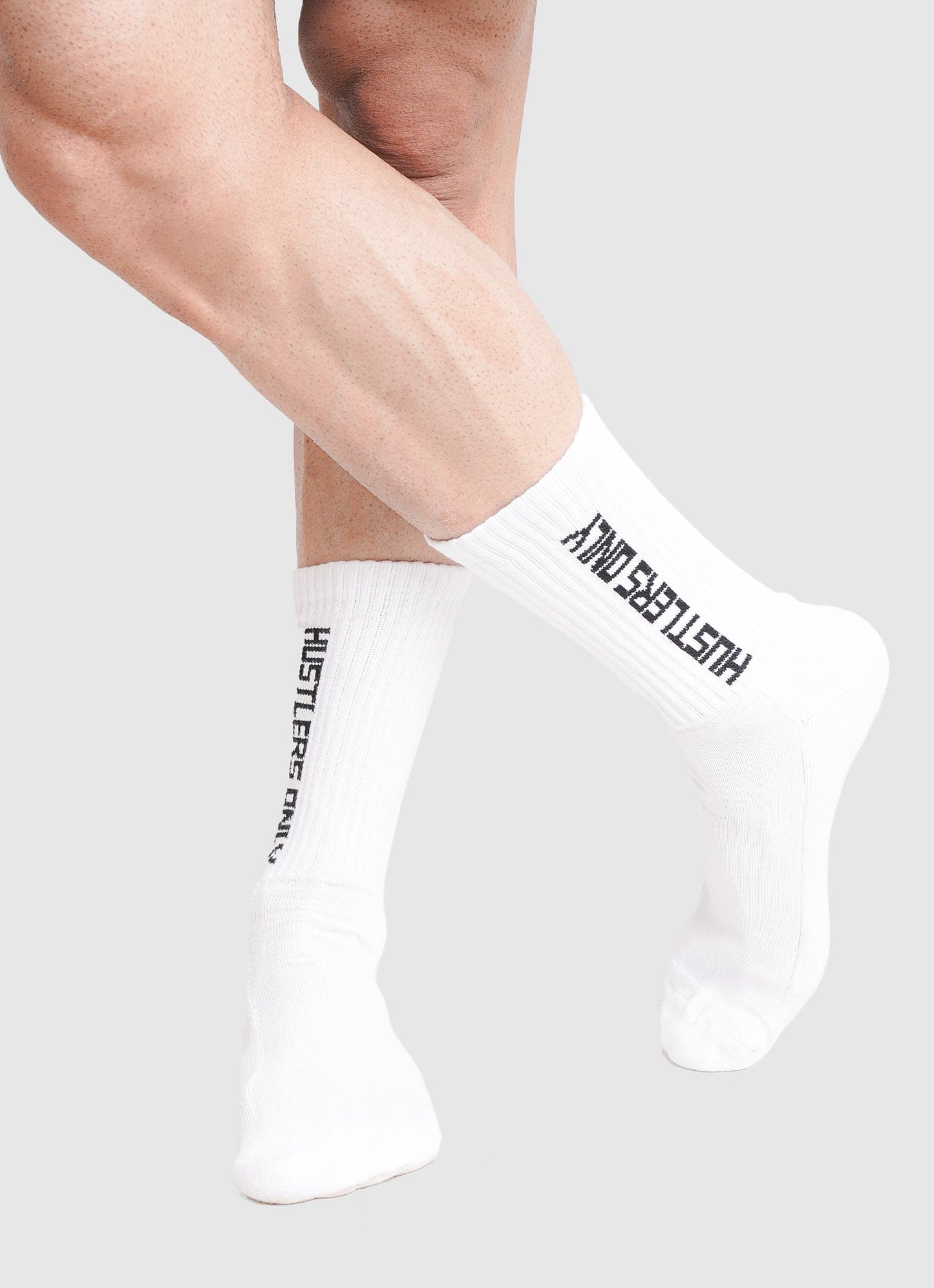 Hustlers Training Socks - White