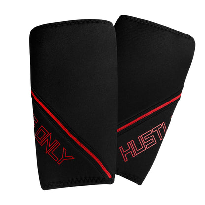 Powerlifting Knee Sleeves - 7mm Red