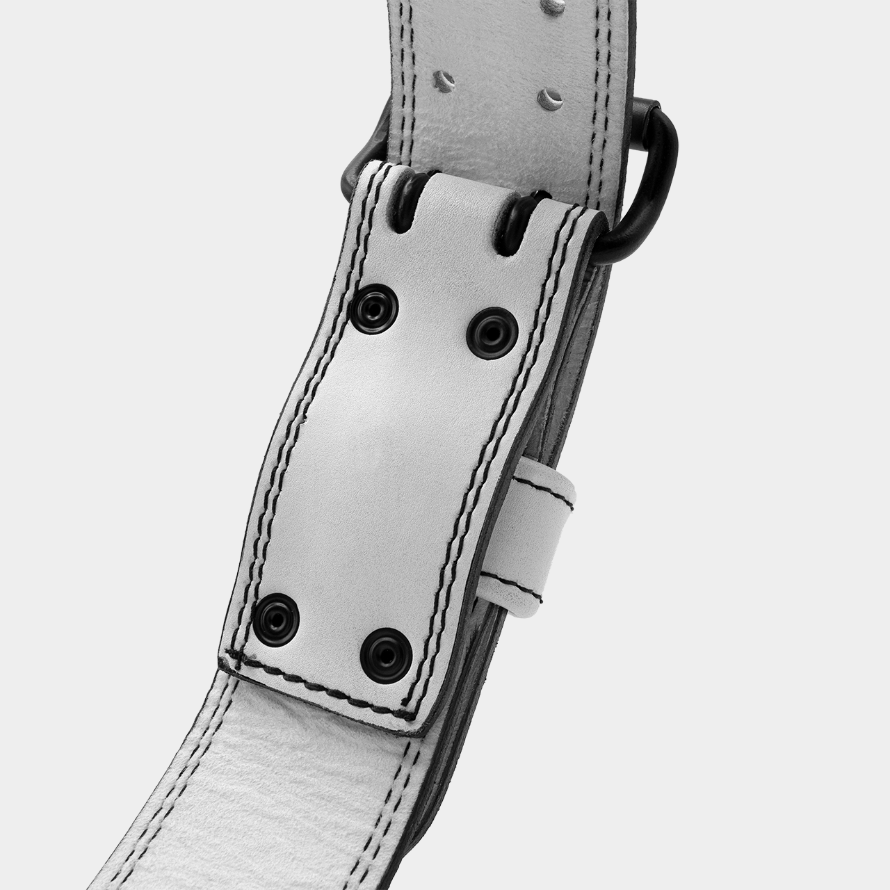 Weightlifting Prong Belt - White