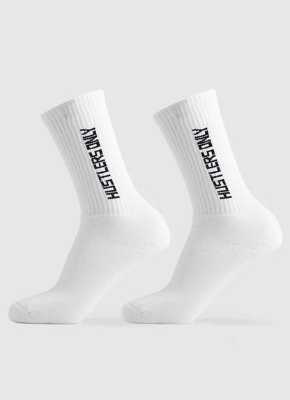 Hustlers Training Socks - White