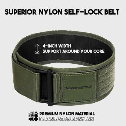 OG Self Locking Weightlifting Belt - Green