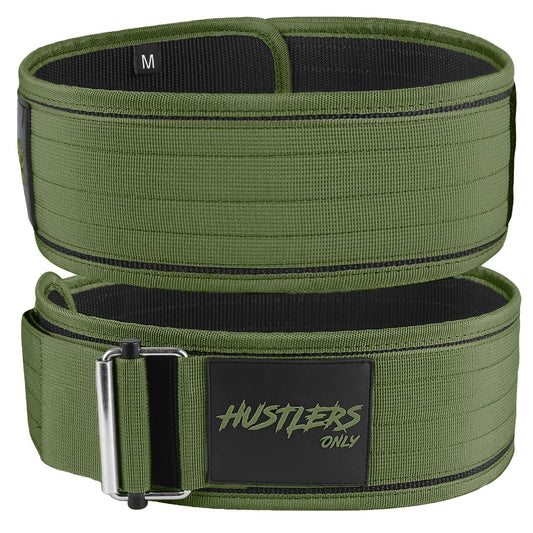 Self Locking Weightlifting Belt - Olive